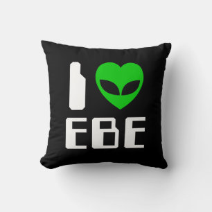 I Alien Heart EBE Cushion