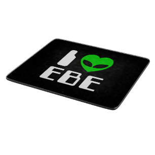 I Alien Heart EBE Cutting Board