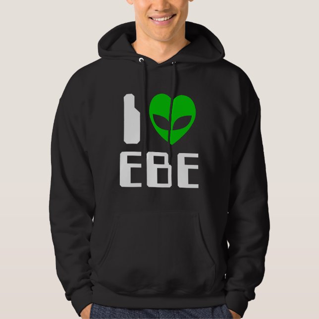 I Alien Heart EBE Hoodie (Front)
