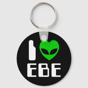 I Alien Heart EBE Key Ring