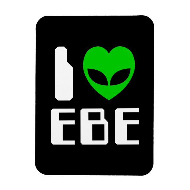 I Alien Heart EBE Magnet (Vertical)
