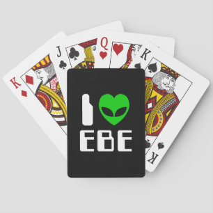 I Alien Heart EBE Playing Cards
