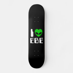 I Alien Heart EBE Skateboard