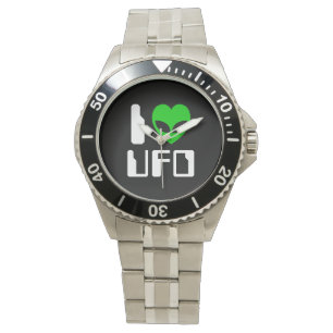 I Alien Heart UFO Watch