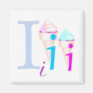 I - Alphabet Magnet