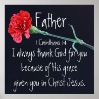 I always thank God for you Father bible verse