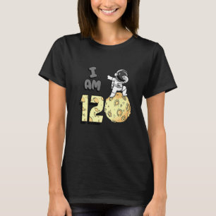 I Am 12 Space Astronaut Kid Moon Walker 12th Birth T-Shirt