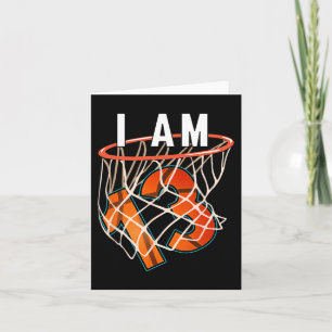 I Am 13 Basketball Themed 13th Birthday Party Cele Card