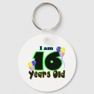 I Am 16 Years Old Key Chain