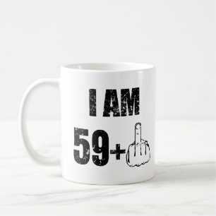 I am 60 years old funny birthday mens shirt coffee mug