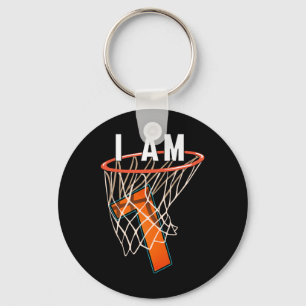 I Am 7 Basketball Themed 7th Birthday Party Celebr Key Ring