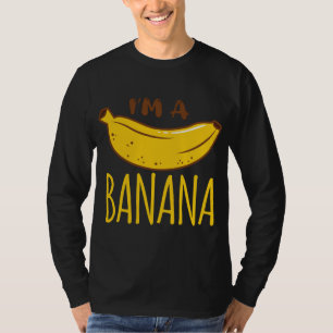 I am a banana party Fruit Vegan Vegetarian Funny T-Shirt