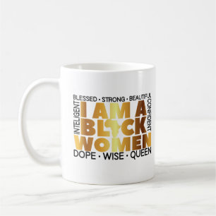 I Am a Black, Black History Coffee Mug