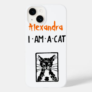 I am a Black Cat Halloween Case-Mate iPhone 14 Case