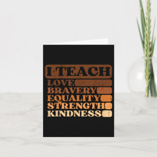 I Am A Black Man Inspirational Mens Black History  Card