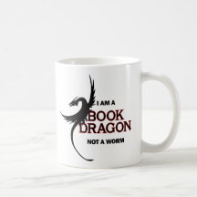I am a Book Dragon not a Worm (printed both sides)