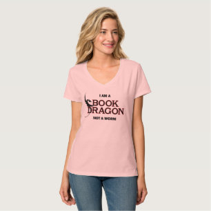 I am a Book Dragon, not a Worm T-Shirt
