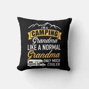 I Am A Camping Grandma Cushion