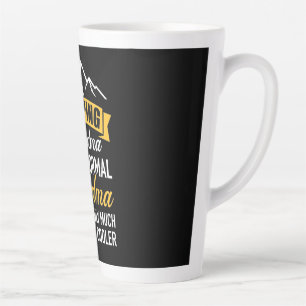 I Am A Camping Grandma Latte Mug