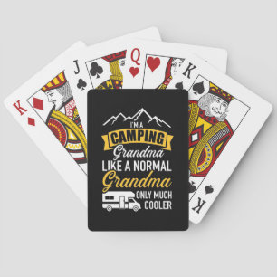 I Am A Camping Grandma Playing Cards