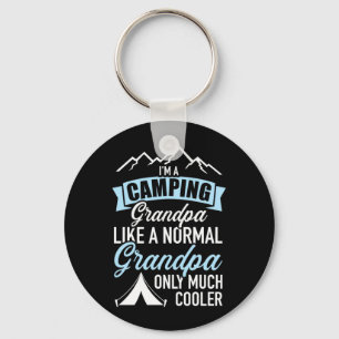I Am A Camping Grandpa Key Ring
