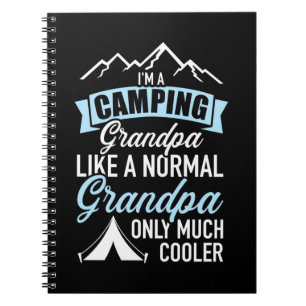 I Am A Camping Grandpa Notebook