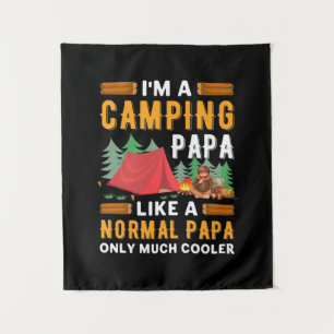 I Am A Camping Papa Tapestry