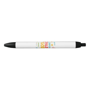 I am a Child of God Christian Retro Jesus Faith De Black Ink Pen