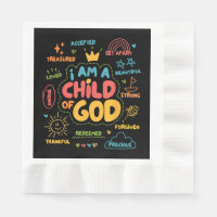 I am a Child of God Christian Retro Jesus Faith De