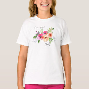 I am a child of God girls shirt
