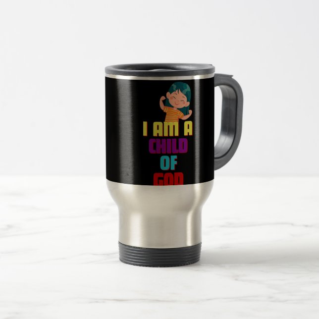 I Am A Child of GOD Two Tone Mug (Front Right)