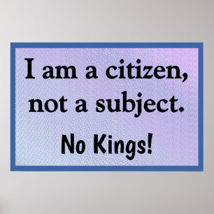 I Am A Citizen Poster