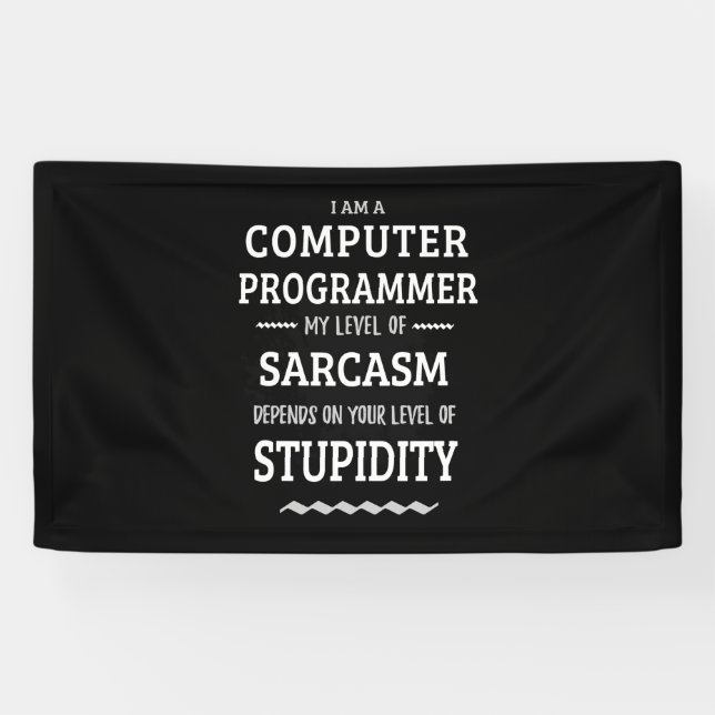 I Am A Computer Programmer Banner (Horizontal)