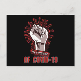 I Am A Corona Survivor Postcard