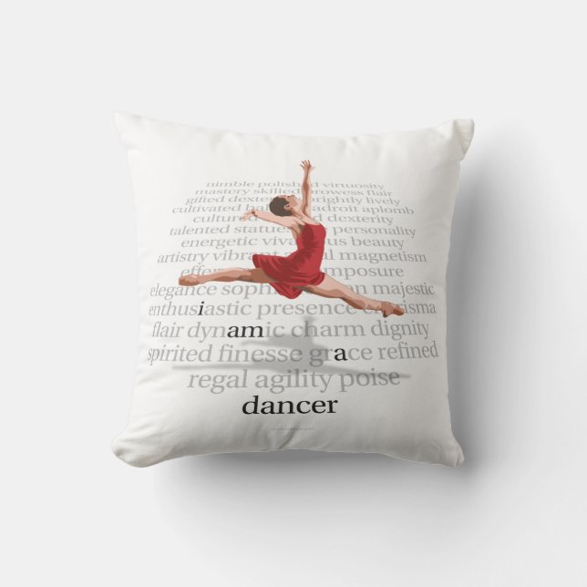 I Am A Dancer Cushion (Front)
