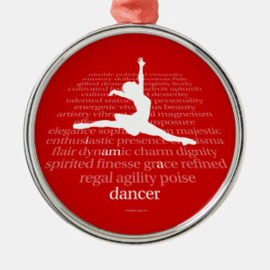 I Am A Dancer Metal Tree Decoration