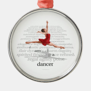 I Am A Dancer Metal Tree Decoration