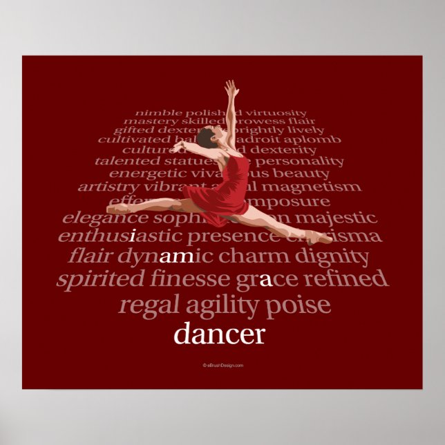 I Am A Dancer Poster (Front)