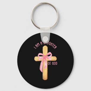 I Am A Daughter Of God Youth Girl Christian Coquet Key Ring