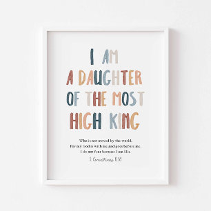 I am a daughter of the most high king poster
