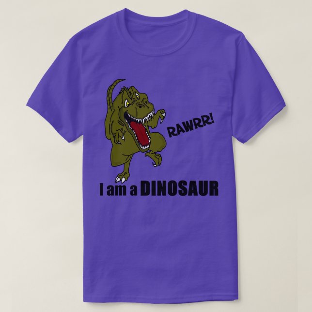 I am a Dinosaur T-Shirt (Design Front)