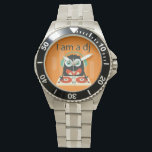 "I am a DJ" Funny Cute Men's Kid's Gift Watch<br><div class="desc">For your cutee... st DJ someone!</div>