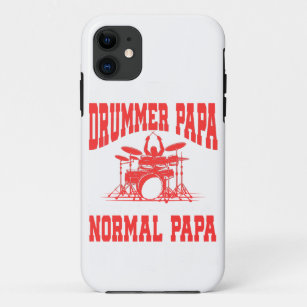 I Am A Drummer Papa Funny Gift for Dads and Case-Mate iPhone Case