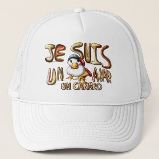 I am a duck trucker hat