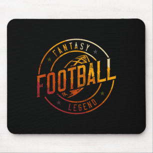 I Am A Fantasy Football Legend Retro Fantasy Footb Mouse Mat