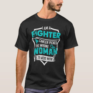 I Am A Fighter  Interstitial Cystitis Awareness Su T-Shirt