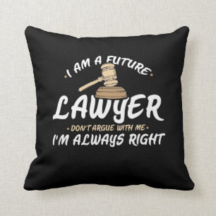 I Am A Future Lawyer Cushion