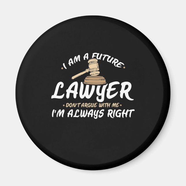 I Am A Future Lawyer Magnet (Front)