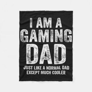 I Am A Gaming Dad Video Gamer Daddy Gifts Video Ga Fleece Blanket