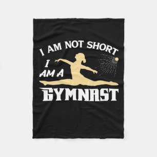 I Am A Gymnast Fleece Blanket